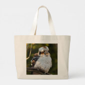 Lachende kookaburra grote tote bag (Achterkant)
