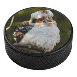 Lachende kookaburra hockey puck