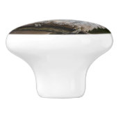 Lachende kookaburra keramische knop (Zijkant)