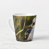 Lachende kookaburra latte mok (Linkerhoek)