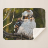 Lachende kookaburra sherpa deken (Voorkant (horizontaal))