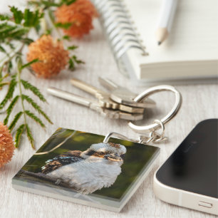 Lachende kookaburra sleutelhanger