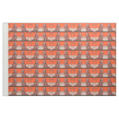 lachende leeuw print stof (Fat Quarter)