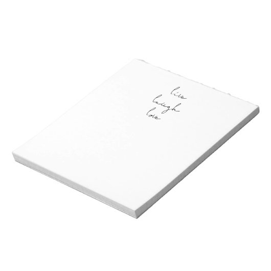 Lachende liefde notitieblok (Linkerzijde)