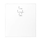 Lachende liefde notitieblok (Voorkant)