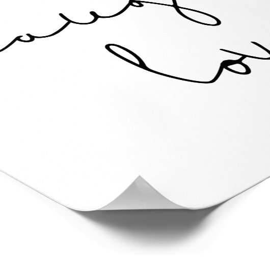 Lachende liefde poster (Hoek)