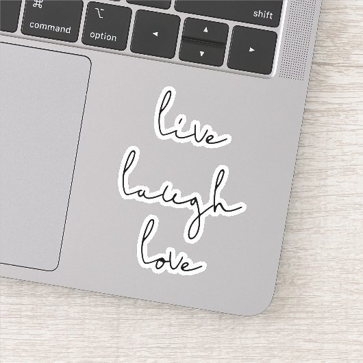 Lachende liefde sticker (Detail)