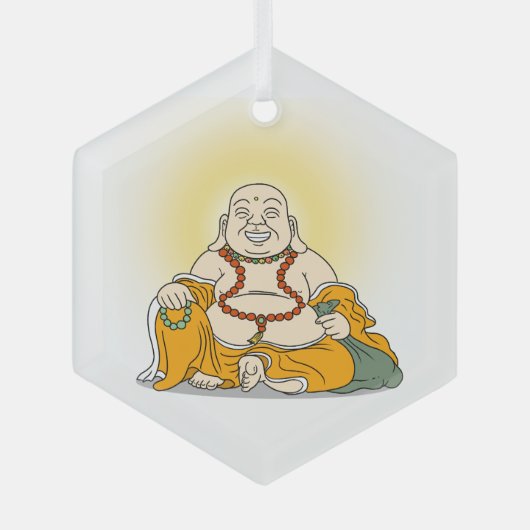 Lachende Maitreya Boeddha Ornament (Voorkant)