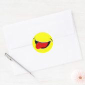 Lachende Mond Sticker (Envelop)