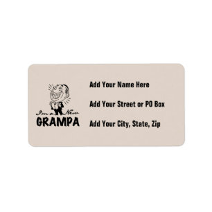 Lachende nieuwe Grampa T-shirts en geschenken Etiket