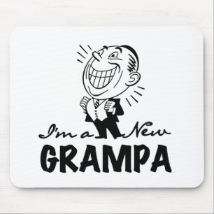 Lachende nieuwe Grampa T-shirts en geschenken Muismat