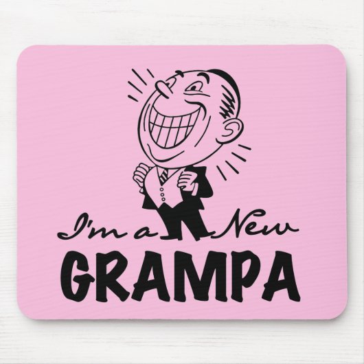 Lachende nieuwe Grampa T-shirts en geschenken Muismat (Voorkant)
