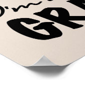 Lachende nieuwe Grampa T-shirts en geschenken Poster (Hoek)