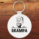 Lachende nieuwe Grampa T-shirts en geschenken Sleutelhanger (Voorkant)