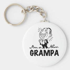 Lachende nieuwe Grampa T-shirts en geschenken Sleutelhanger