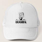 Lachende nieuwe Grampa T-shirts en geschenken Trucker Pet (Voorkant)