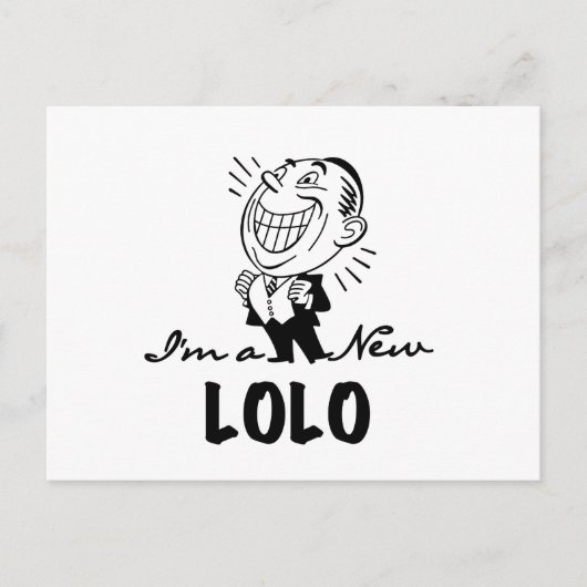 Lachende nieuwe Lolo T-shirts en geschenken Briefkaart (Voorkant)
