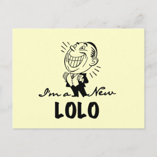 Lachende nieuwe Lolo T-shirts en geschenken Briefkaart