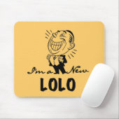 Lachende nieuwe Lolo T-shirts en geschenken Muismat (Met muis)