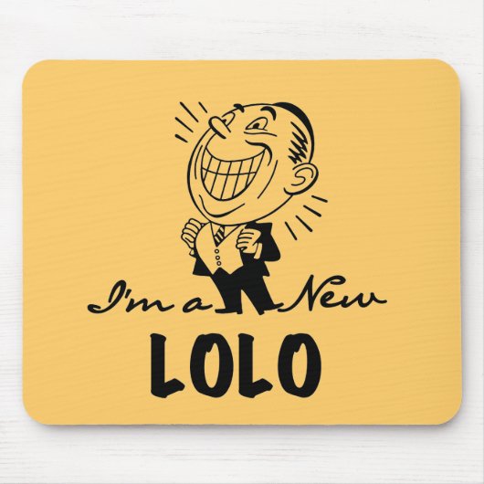 Lachende nieuwe Lolo T-shirts en geschenken Muismat (Voorkant)