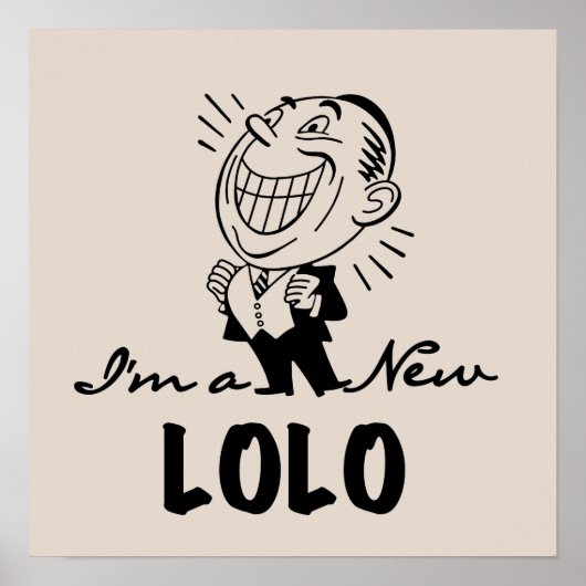Lachende nieuwe Lolo T-shirts en geschenken Poster (Voorkant)