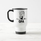 Lachende nieuwe Opa T-shirts en geschenken Reisbeker (Links)