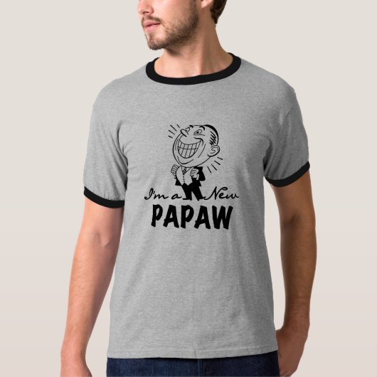 Lachende nieuwe Papaw Tshirts en geschenken (Voorkant)