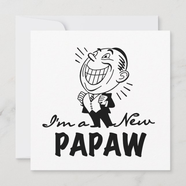 Lachende nieuwe Papaw Tshirts en geschenken (Voorkant)