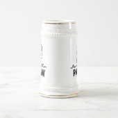 Lachende nieuwe Papaw Tshirts en geschenken Bierpul (Center)