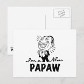 Lachende nieuwe Papaw Tshirts en geschenken Briefkaart (Voorkant / Achterkant)