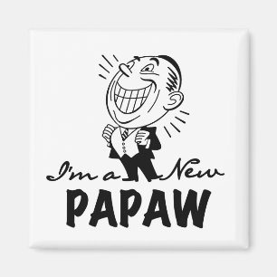 Lachende nieuwe Papaw Tshirts en geschenken Magneet