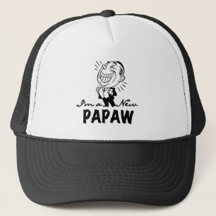 Lachende nieuwe Papaw Tshirts en geschenken Trucker Pet
