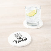 Lachende nieuwe Papaw Tshirts en geschenken Zandsteen Onderzetter (Zijkant)