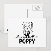 Lachende nieuwe Poppy T-shirts en geschenken Briefkaart (Voorkant / Achterkant)