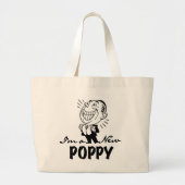 Lachende nieuwe Poppy T-shirts en geschenken Grote Tote Bag (Voorkant)