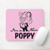 Lachende nieuwe Poppy T-shirts en geschenken Muismat (Met muis)