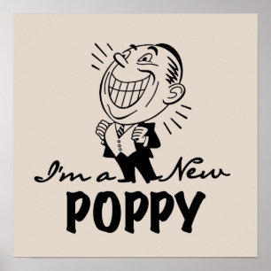 Lachende nieuwe Poppy T-shirts en geschenken Poster