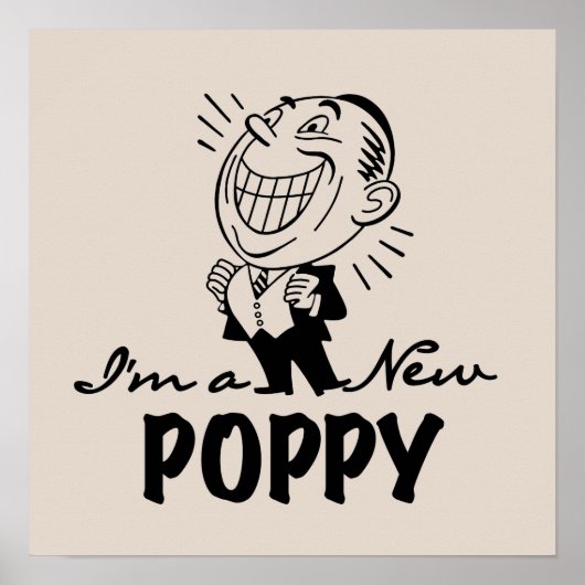 Lachende nieuwe Poppy T-shirts en geschenken Poster (Voorkant)