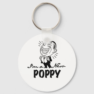 Lachende nieuwe Poppy T-shirts en geschenken Sleutelhanger