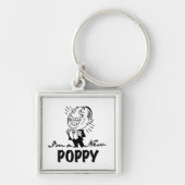 Lachende nieuwe Poppy T-shirts en geschenken Sleutelhanger (Voorkant)