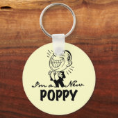 Lachende nieuwe Poppy T-shirts en geschenken Sleutelhanger (Voorkant)