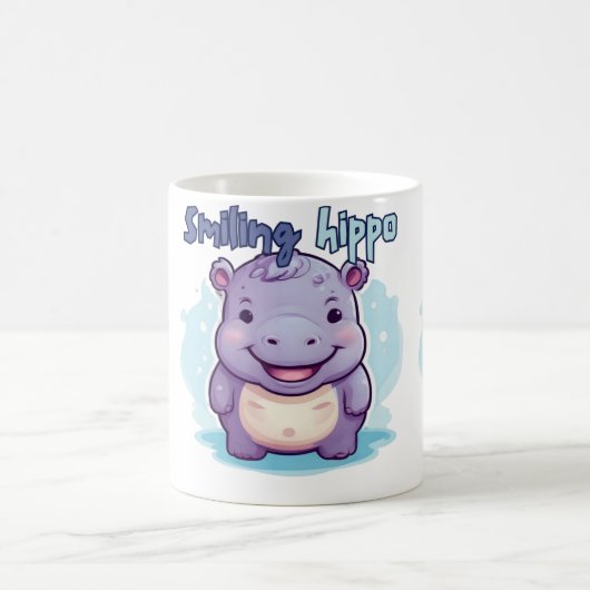 Lachende nijlpaard koffiemok (Center)