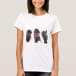 Lachende paarden voor vrolijke ruiter. t-shirt