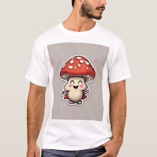 lachende paddenstoel t-shirt