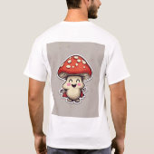 lachende paddenstoel t-shirt (Achterkant)