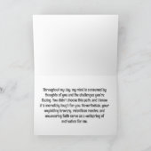 Lachende patiënten aanmoediging kanker kaarten (Binnen)