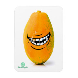 Lachende Pawpaw met 'n Goue Tand Magneet