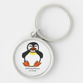 Lachende Pinguïn, MeWarriorVrouw op Twitch Sleutelhanger