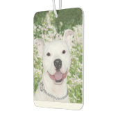 Lachende pitbull luchtverfrisser (Links)