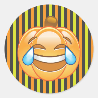 Lachende Pompoen Emoji Sticker